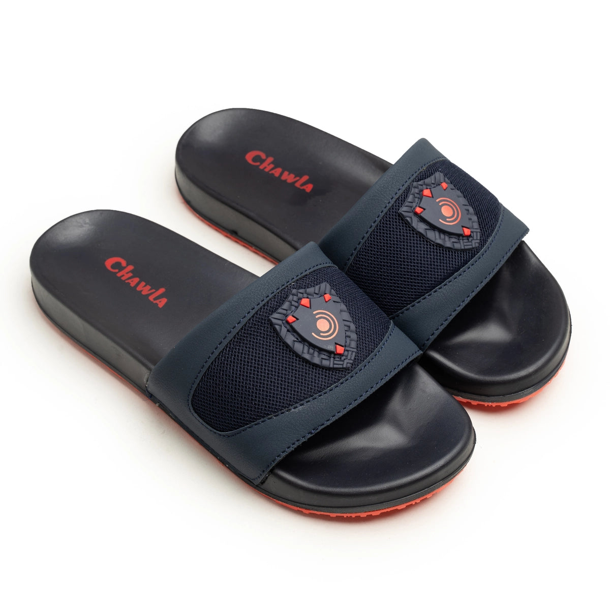 Shield It Men's Slides | Men's Motif Chappal - ezzewak