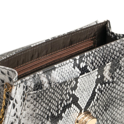 Marla Series |  Faux Crocodile Handbag - ezzewak