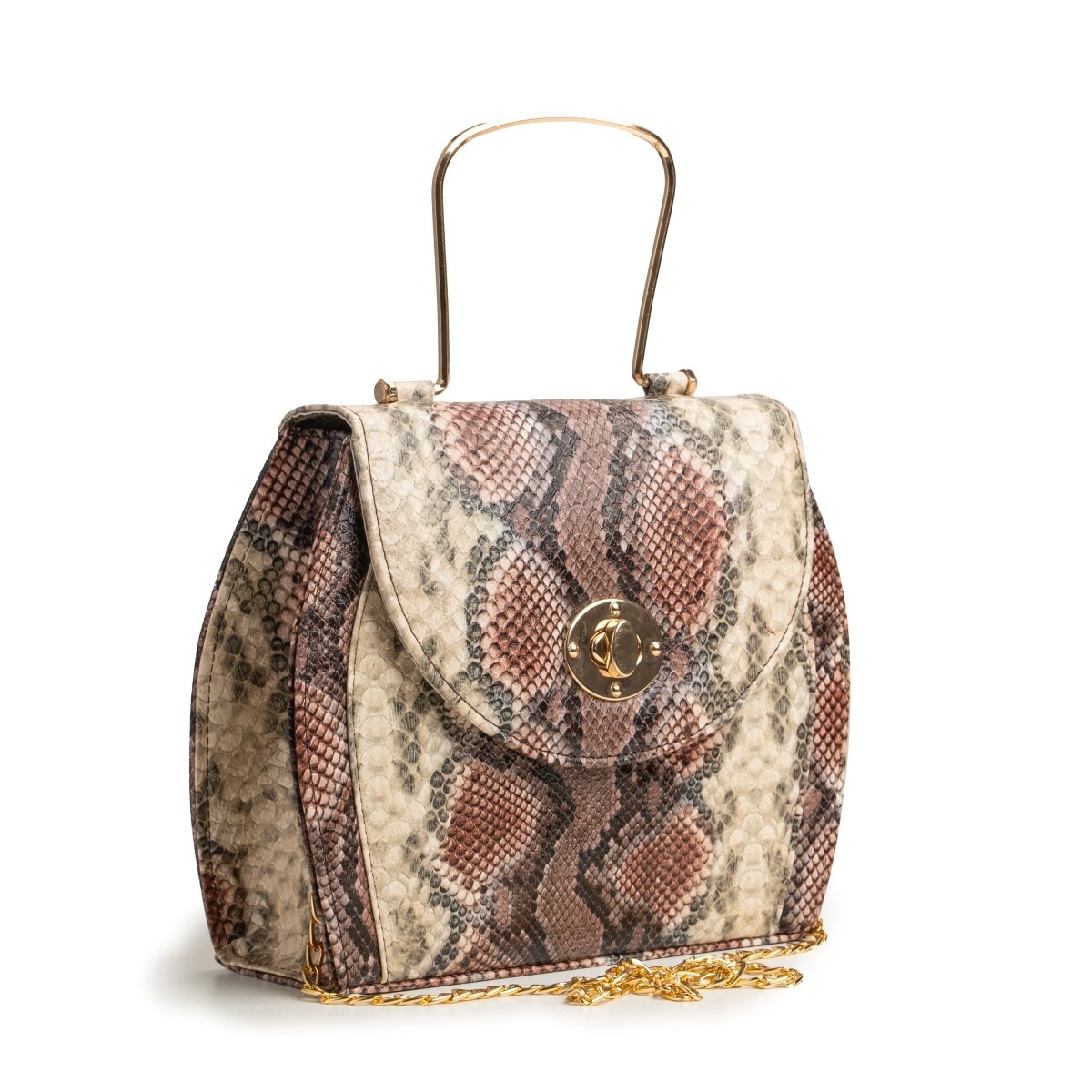 Marla Series |  Faux Crocodile Handbag - ezzewak