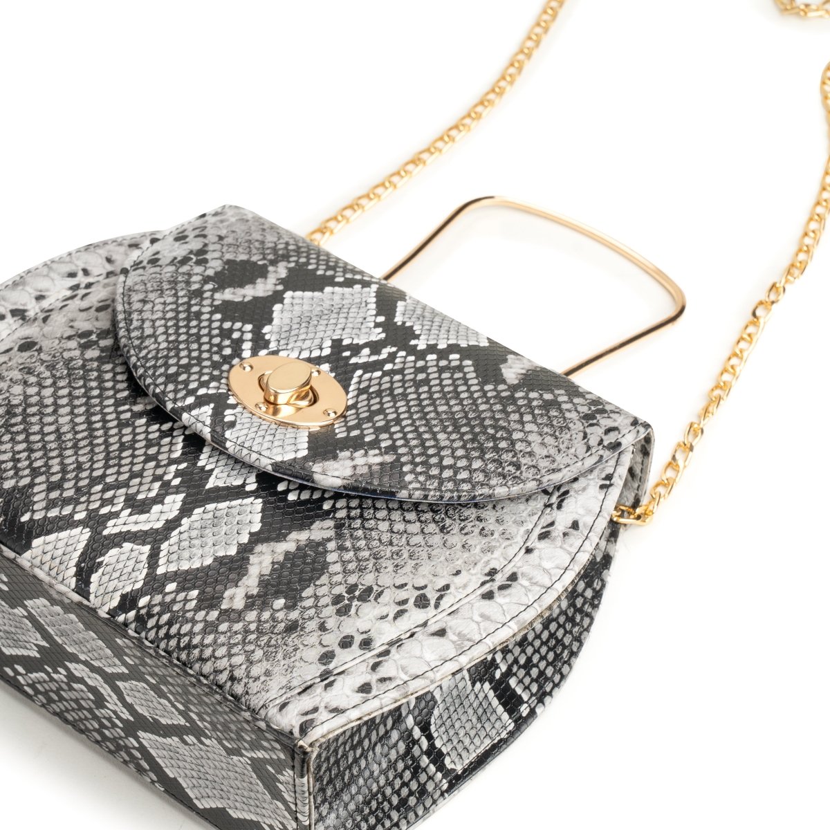 Marla Series |  Faux Crocodile Handbag - ezzewak